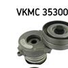 SKF Water Pump And Poly V Ribbed Belt Kit VKMC 35300