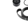 SKF Water Pump And Poly V Ribbed Belt Kit VKMC 36084