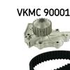 SKF Water Pump And Timing Belt Set VKMC 90001