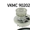 SKF Water Pump And Timing Belt Set VKMC 90202