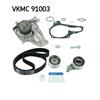 SKF Water Pump And Timing Belt Set VKMC 91003