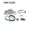 SKF Water Pump And Timing Belt Set VKMC 91303