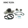 SKF Water Pump And Timing Belt Set VKMC 91304