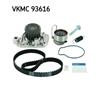 SKF Water Pump And Timing Belt Set VKMC 93616