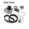 SKF Water Pump And Timing Belt Set VKMC 94912