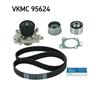 SKF Water Pump And Timing Belt Set VKMC 95624