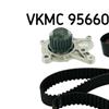 SKF Water Pump And Timing Belt Set VKMC 95660-2