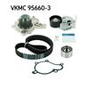 SKF Water Pump And Timing Belt Set VKMC 95660-3