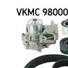 SKF Water Pump And Timing Belt Set VKMC 98000