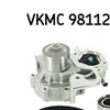 SKF Water Pump And Timing Belt Set VKMC 98112