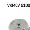 SKF Poly V Ribbed Belt Tensioner Pulley VKMCV 51004