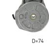 SKF Poly V Ribbed Belt Tensioner Pulley VKMCV 51011