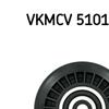 SKF Poly V Ribbed Belt Deflection Guide Pulley VKMCV 51018