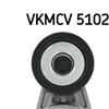 SKF Poly V Ribbed Belt Tensioner Pulley VKMCV 51022