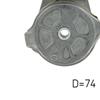 SKF Poly V Ribbed Belt Tensioner Pulley VKMCV 51024