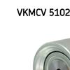 SKF Poly V Ribbed Belt Deflection Guide Pulley VKMCV 51029