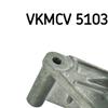 SKF Poly V Ribbed Belt Deflection Guide Pulley VKMCV 51036