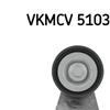 SKF Poly V Ribbed Belt Tensioner Pulley VKMCV 51037