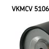 SKF Poly V Ribbed Belt Deflection Guide Pulley VKMCV 51064