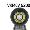 SKF Poly V Ribbed Belt Tensioner Pulley VKMCV 52003