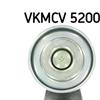 SKF Poly V Ribbed Belt Tensioner Pulley VKMCV 52006