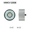 SKF Poly V Ribbed Belt Deflection Guide Pulley VKMCV 52008