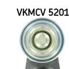 SKF Poly V Ribbed Belt Tensioner Pulley VKMCV 52010