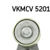 SKF Poly V Ribbed Belt Tensioner Pulley VKMCV 52014