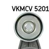 SKF Poly V Ribbed Belt Tensioner Pulley VKMCV 52015