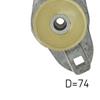 SKF Poly V Ribbed Belt Tensioner Pulley VKMCV 53006