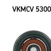 SKF Poly V Ribbed Belt Deflection Guide Pulley VKMCV 53009