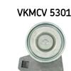 SKF Poly V Ribbed Belt Tensioner Pulley VKMCV 53012