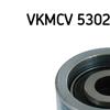 SKF Poly V Ribbed Belt Deflection Guide Pulley VKMCV 53023