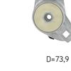 SKF Poly V Ribbed Belt Tensioner Pulley VKMCV 54005