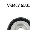 SKF Poly V Ribbed Belt Deflection Guide Pulley VKMCV 55010