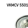 SKF Poly V Ribbed Belt Deflection Guide Pulley VKMCV 55012