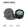 SKF Poly V Ribbed Belt Tensioner Pulley VKMCV 56013