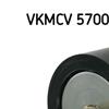 SKF Poly V Ribbed Belt Deflection Guide Pulley VKMCV 57008