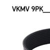 SKF Poly Fan V Ribbed Belt VKMV 9PK2250