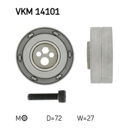 SKF Timing Cam Belt Tensioner Pulley VKM 14101