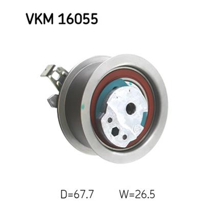 SKF Timing Cam Belt Tensioner Pulley VKM 16055