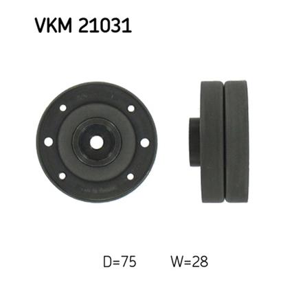 SKF Timing Cam Belt Deflection Guide Pulley VKM 21031