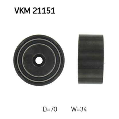 SKF Timing Cam Belt Deflection Guide Pulley VKM 21151