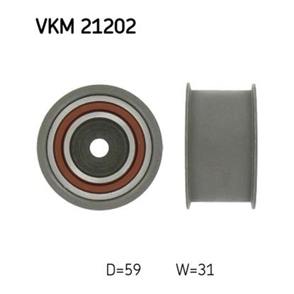 SKF Timing Cam Belt Deflection Guide Pulley VKM 21202