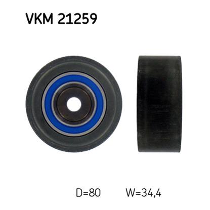 SKF Timing Cam Belt Deflection Guide Pulley VKM 21259