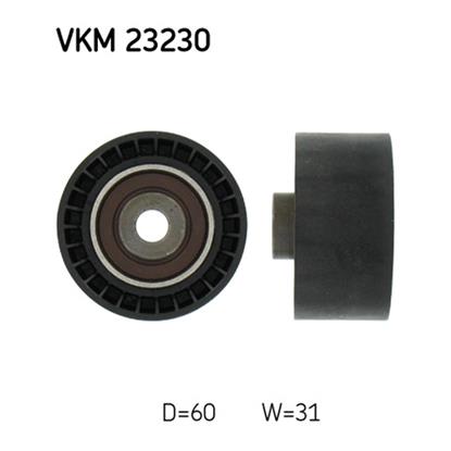 SKF Timing Cam Belt Deflection Guide Pulley VKM 23230