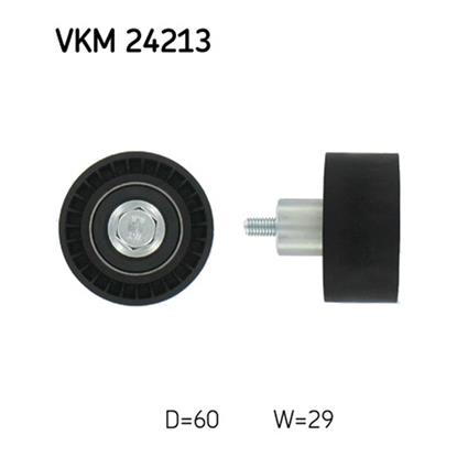 SKF Timing Cam Belt Deflection Guide Pulley VKM 24213