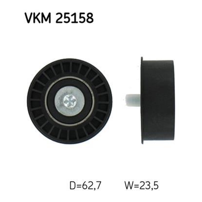 SKF Timing Cam Belt Deflection Guide Pulley VKM 25158