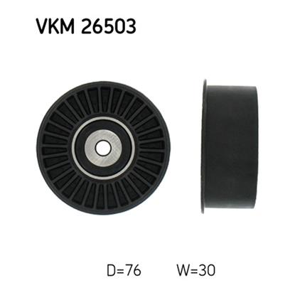 SKF Timing Cam Belt Deflection Guide Pulley VKM 26503