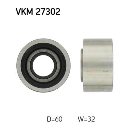 SKF Timing Cam Belt Deflection Guide Pulley VKM 27302